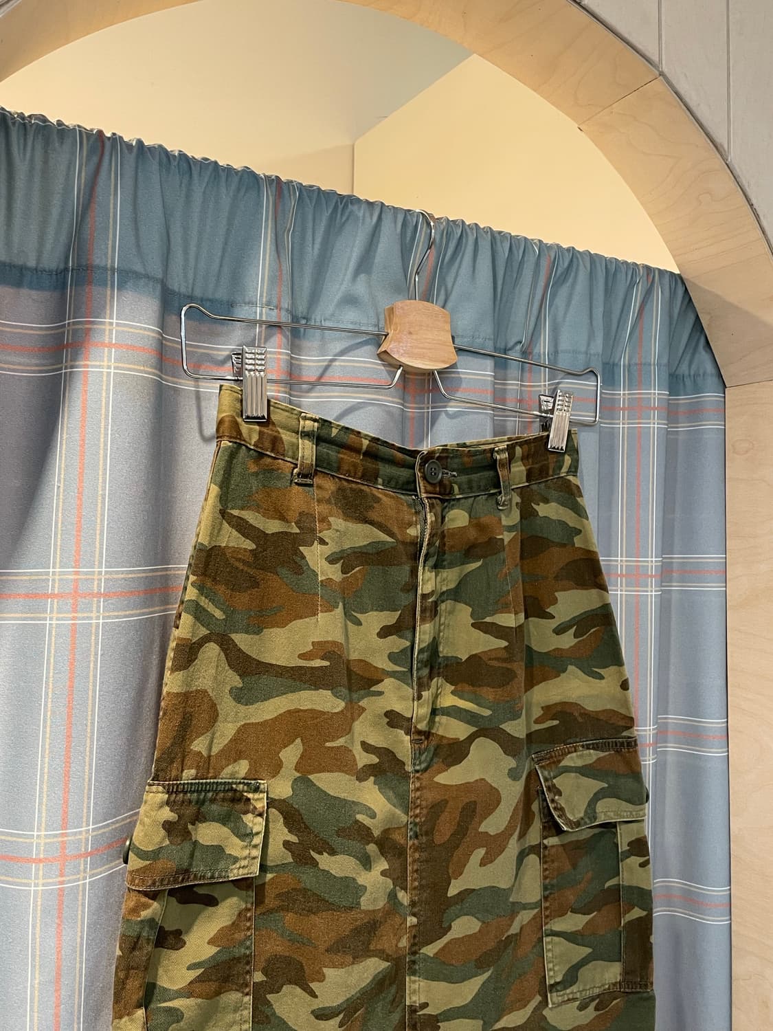 일본빈티지 카모카고롱스커트 상품이미지2