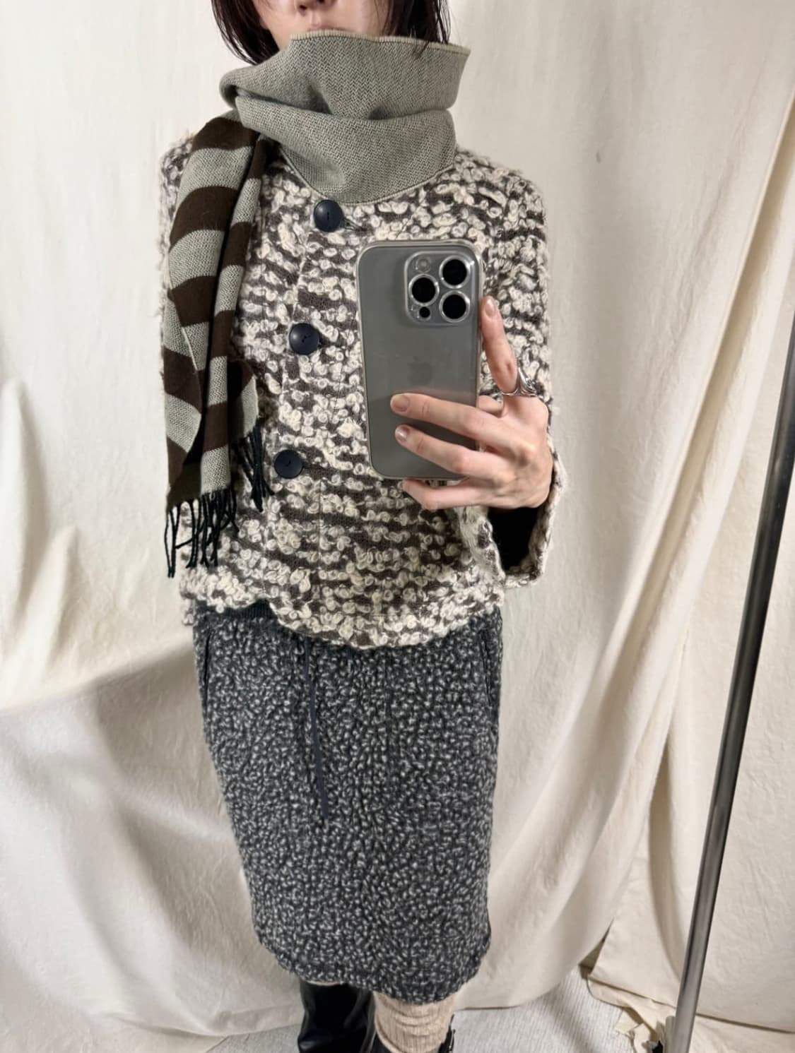 Createur 카라리스 자켓 가디건 상품이미지1