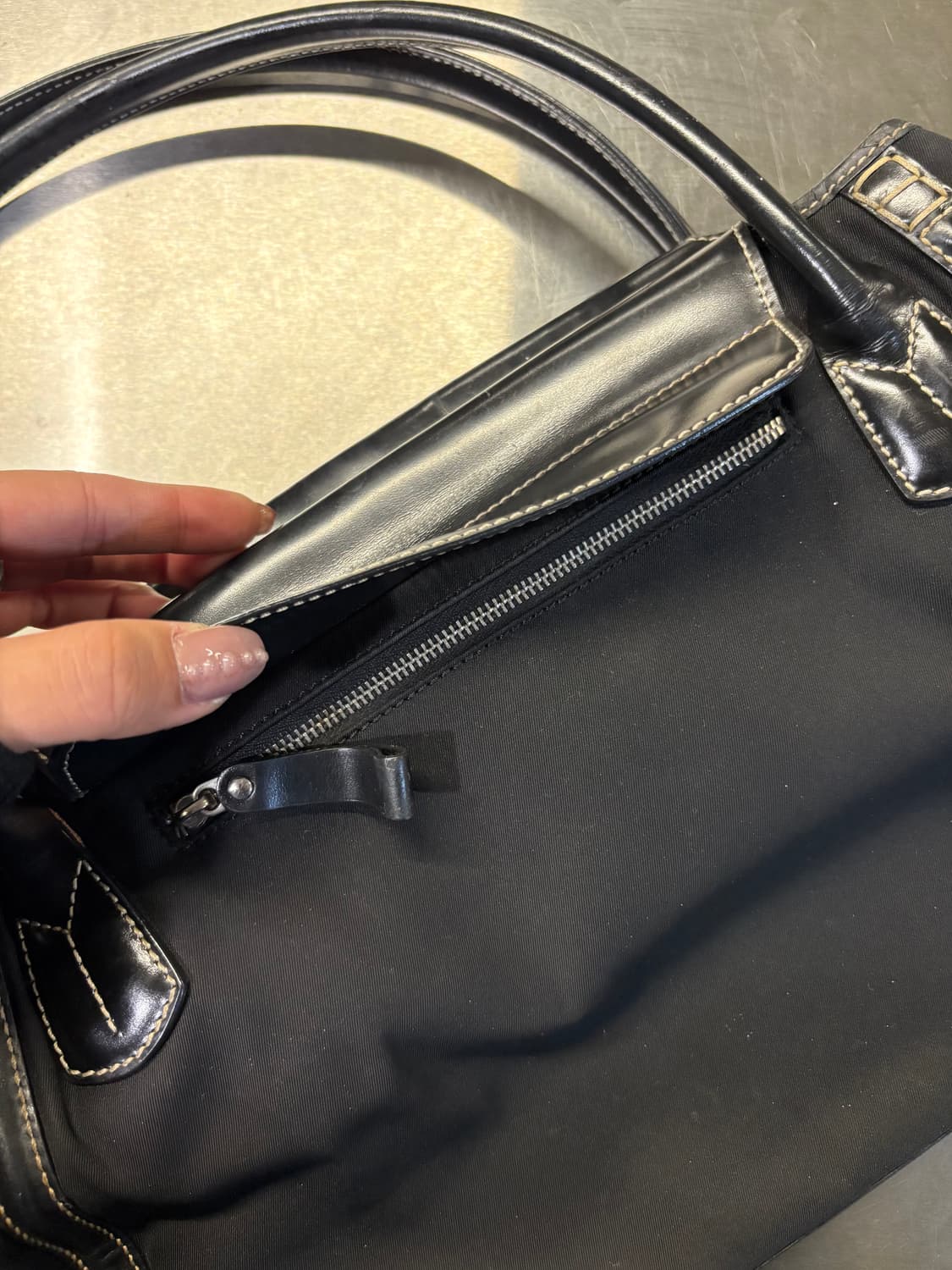 TOD‘S nylon leather tote bag  상품이미지9