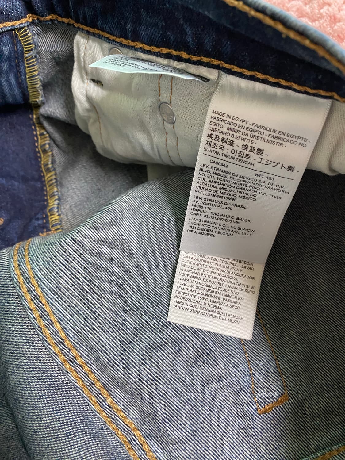 리바이스 505 레귤러 스트레이트 진 W32 L30 상품이미지5