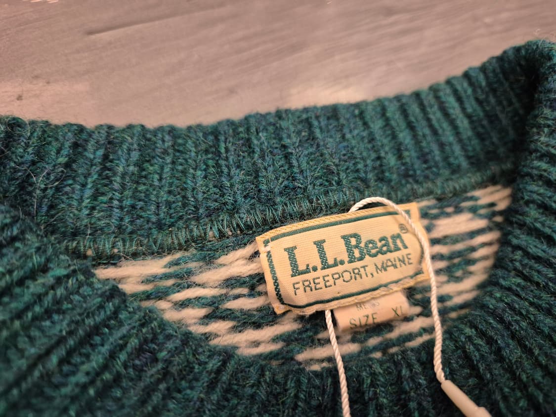 90s L.L Bean 노르딕 스웨터 상품이미지5