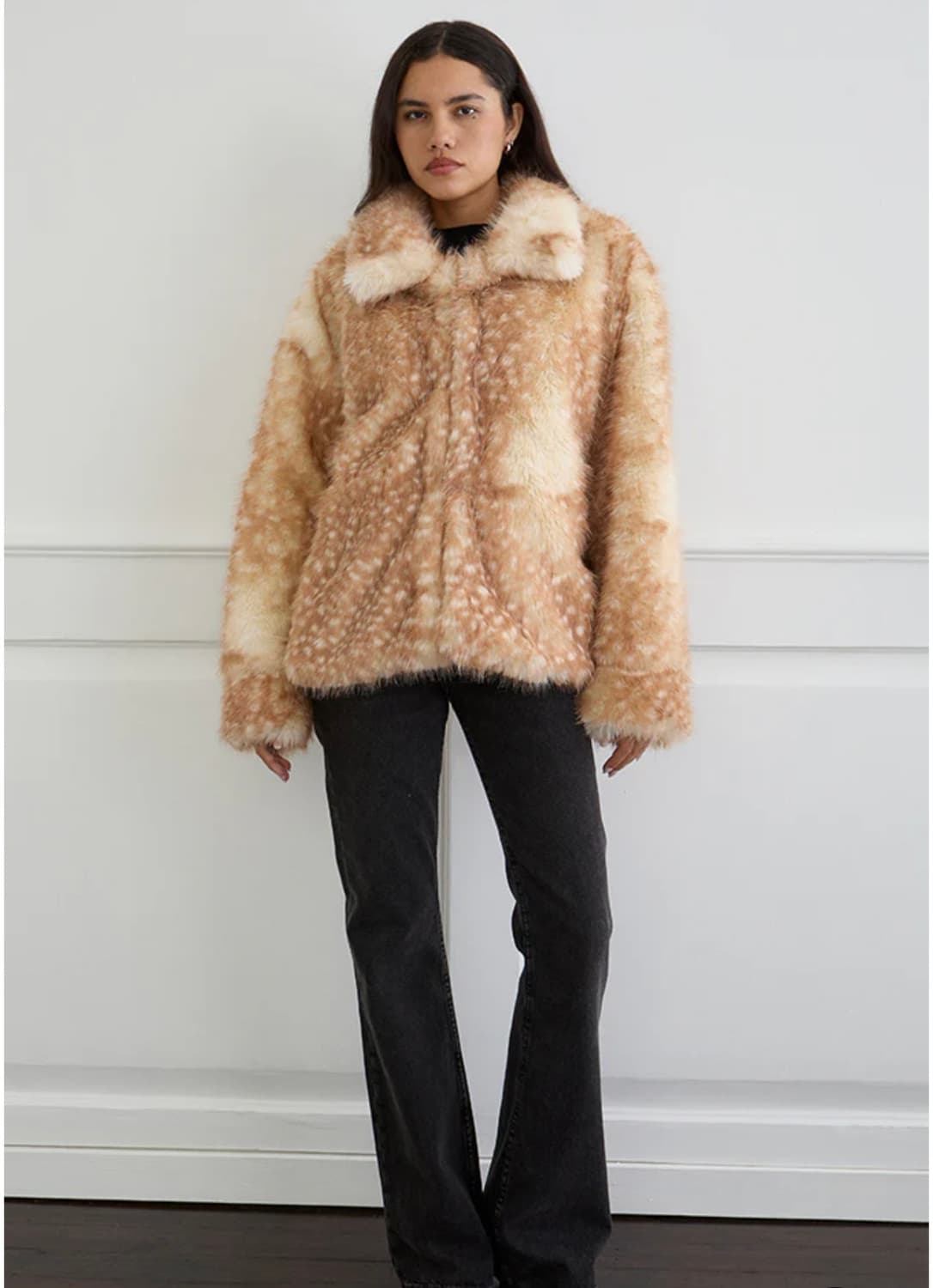 (새상품) motel rocks 밤비 퍼자켓 상품이미지4