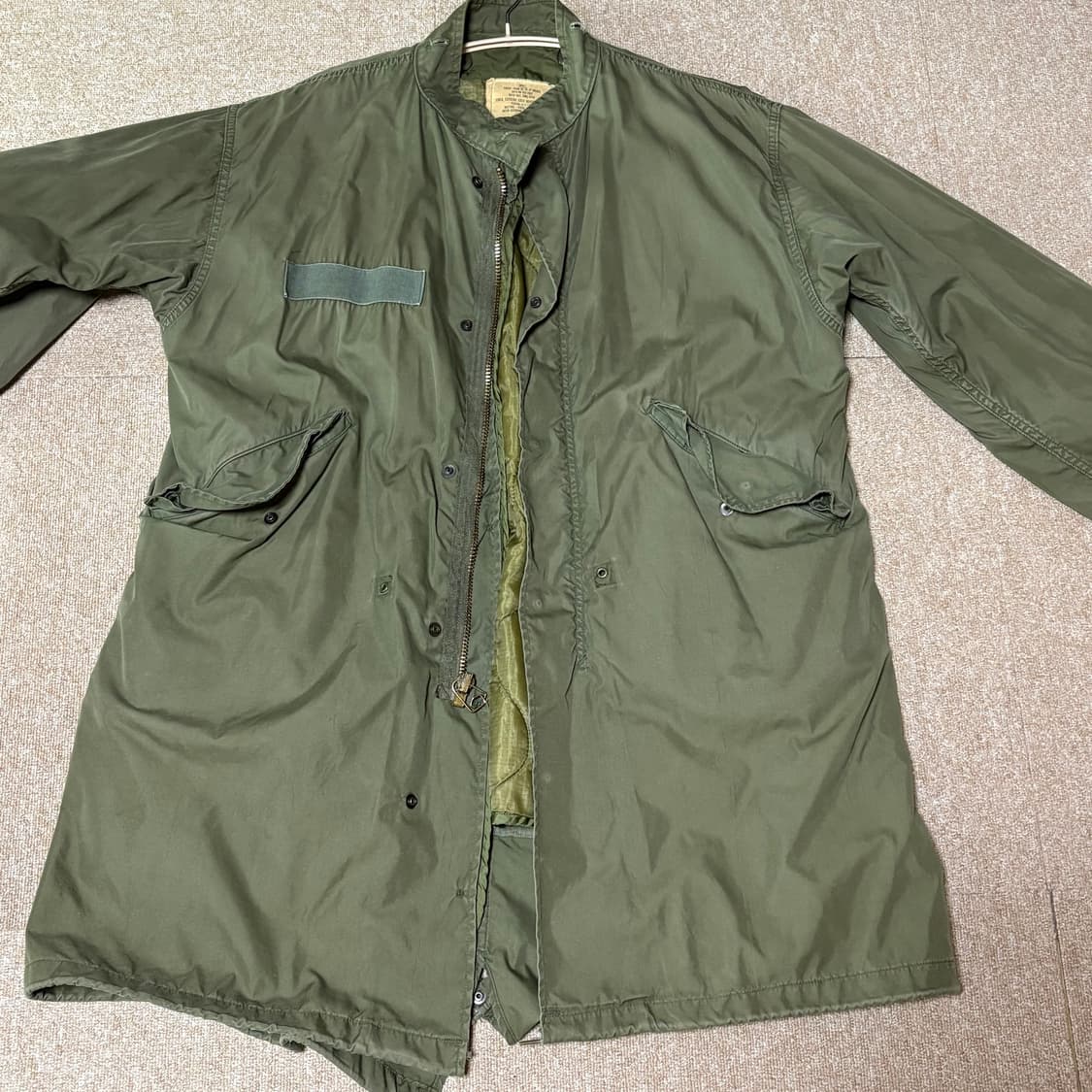 오리지널 m65 피시테일 파카 스몰 셋트 상품이미지2