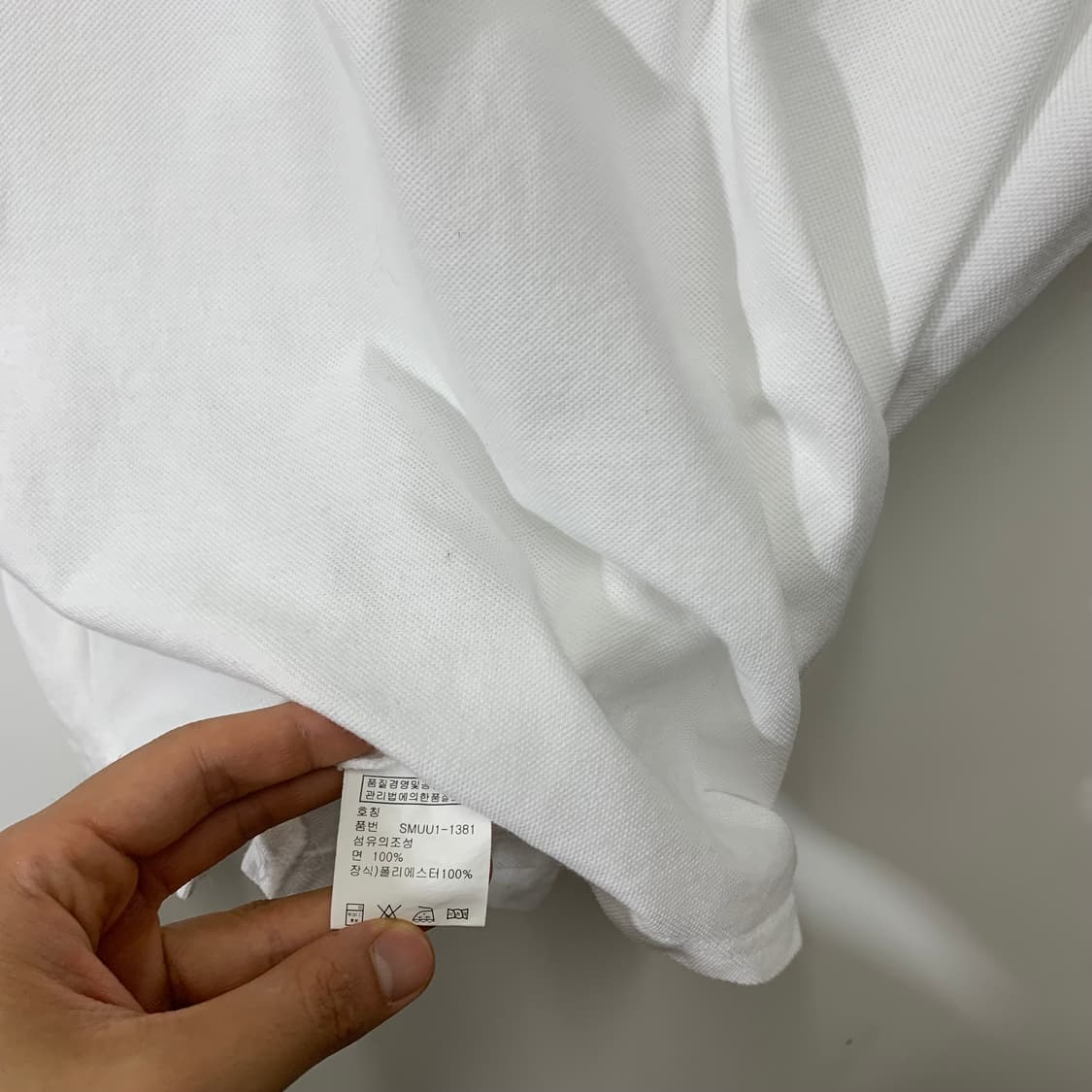 폴로 화이트 빅포니 카라티 PK 반팔  상품이미지5