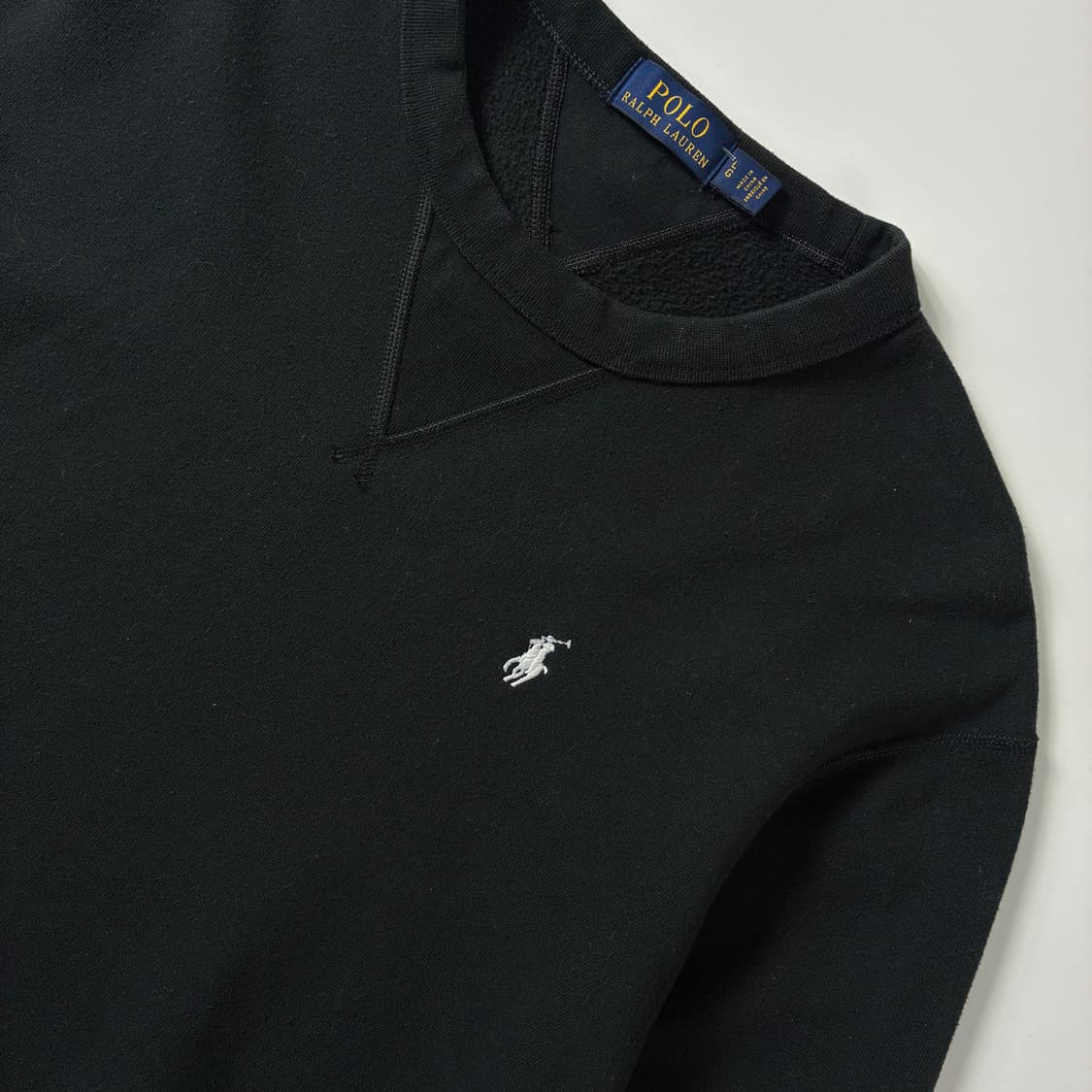 Polo  폴로 랄프로렌 자수 코튼 블랙 맨투맨  상품이미지3