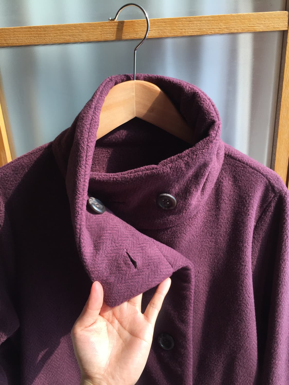 muted purple vintage coat 상품이미지8