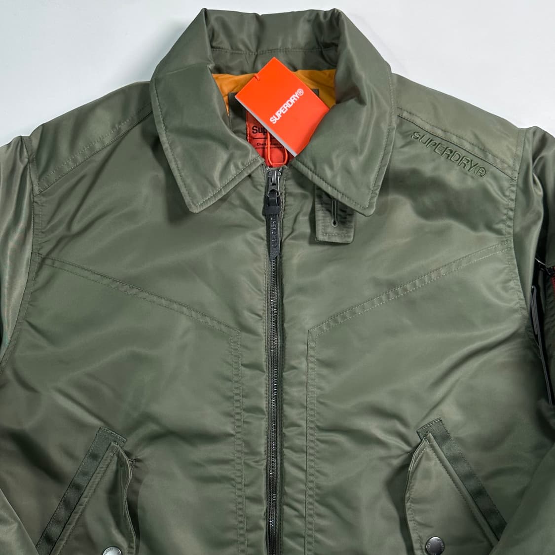 슈퍼드라이 카키 봄버 자켓  상품이미지3