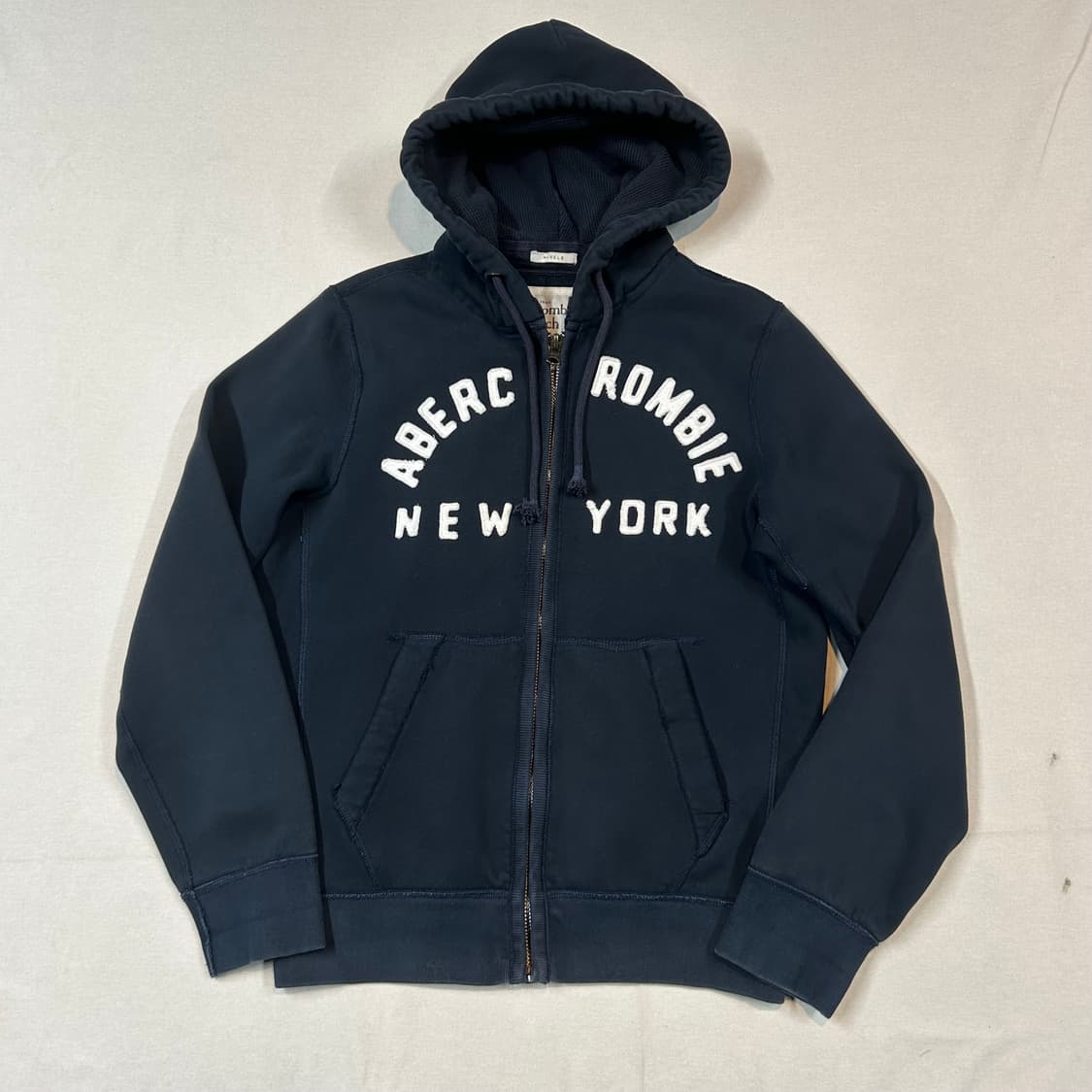 L) 아베크롬비 네이비 써멀 후드집업 상품이미지1