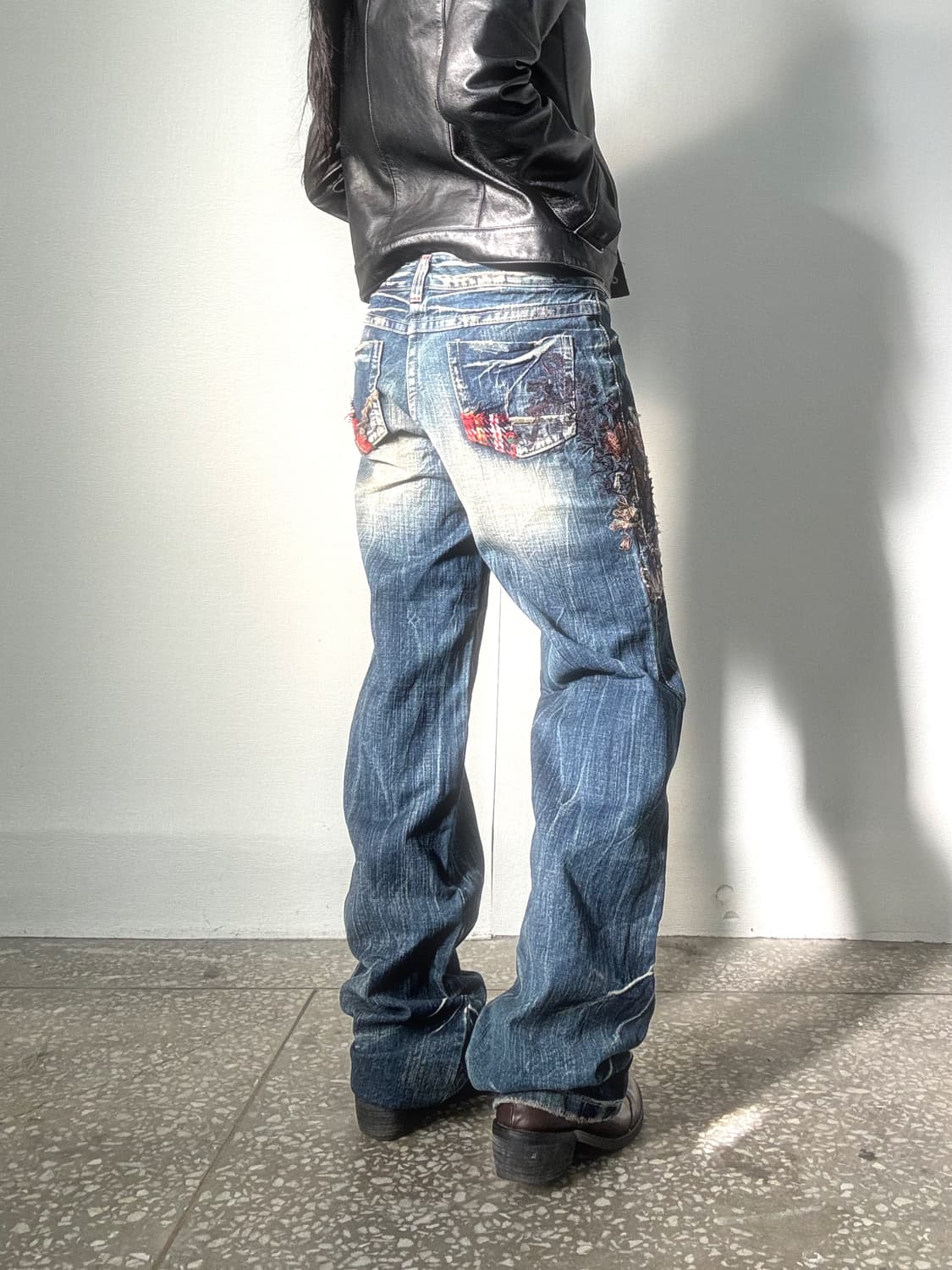 오리엔탈 그런지 데님 팬츠 상품이미지4