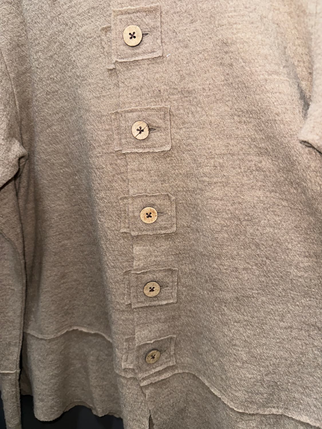 택포) 일본 빈티지 버튼 셔츠 샌드 상품이미지2