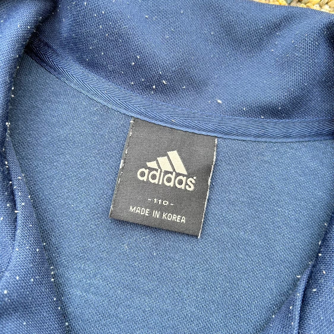 아디다스 네이비 삼선 로고 져지 상품이미지5