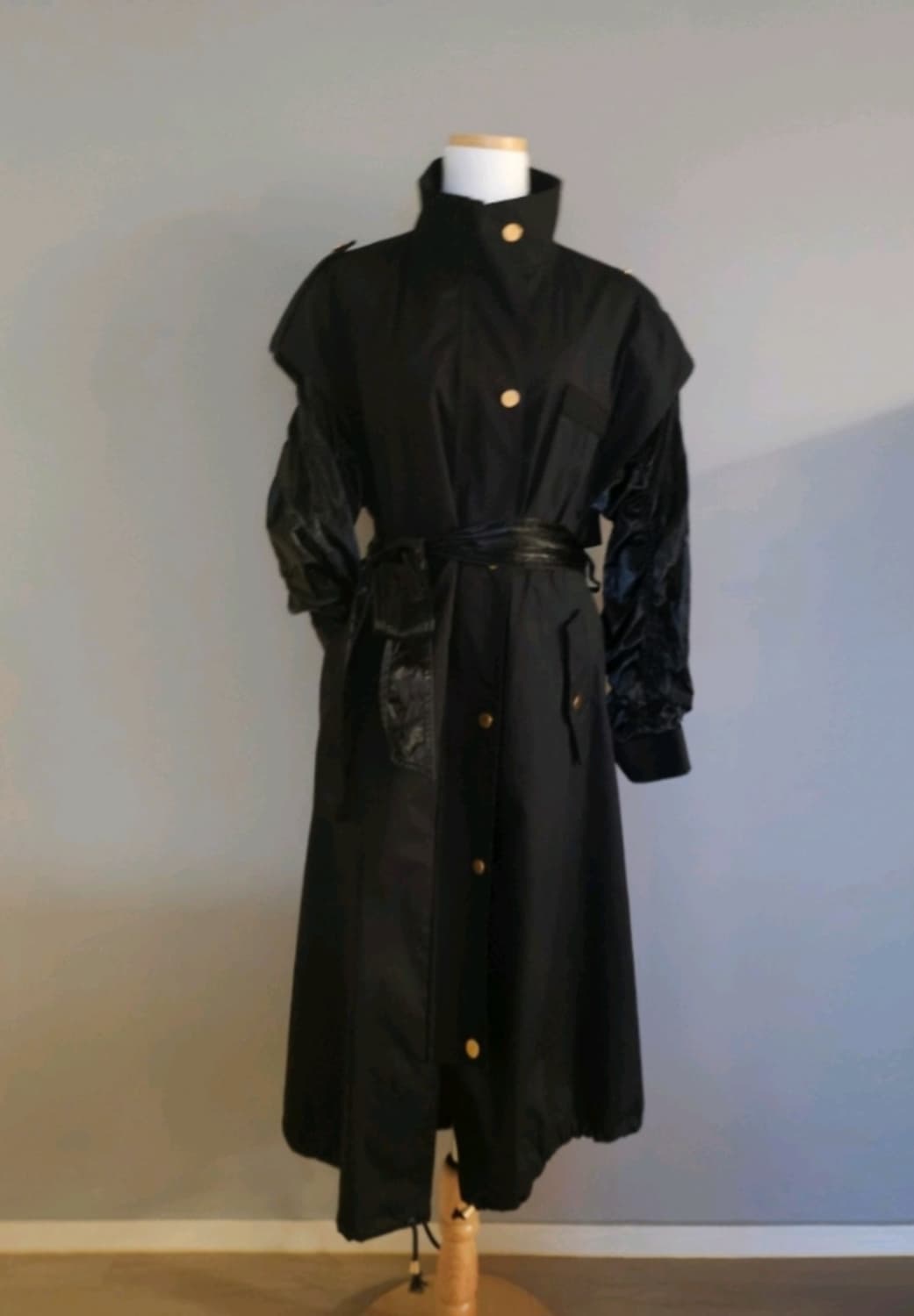 JULL -- LOG 줄로그 롱 점퍼 상품이미지1