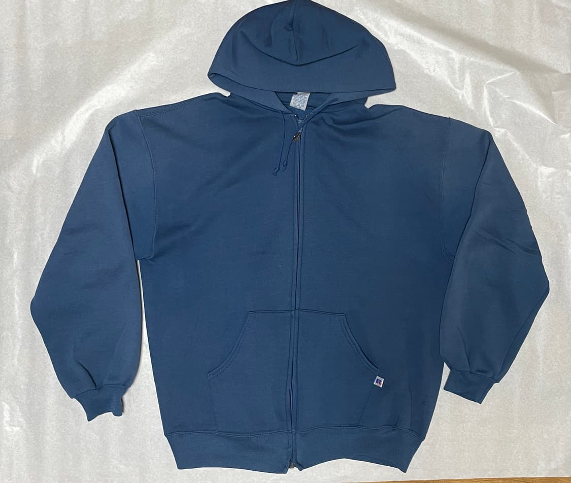 Russell Athletic Hoodie zip Fadeblue usa 상품이미지1