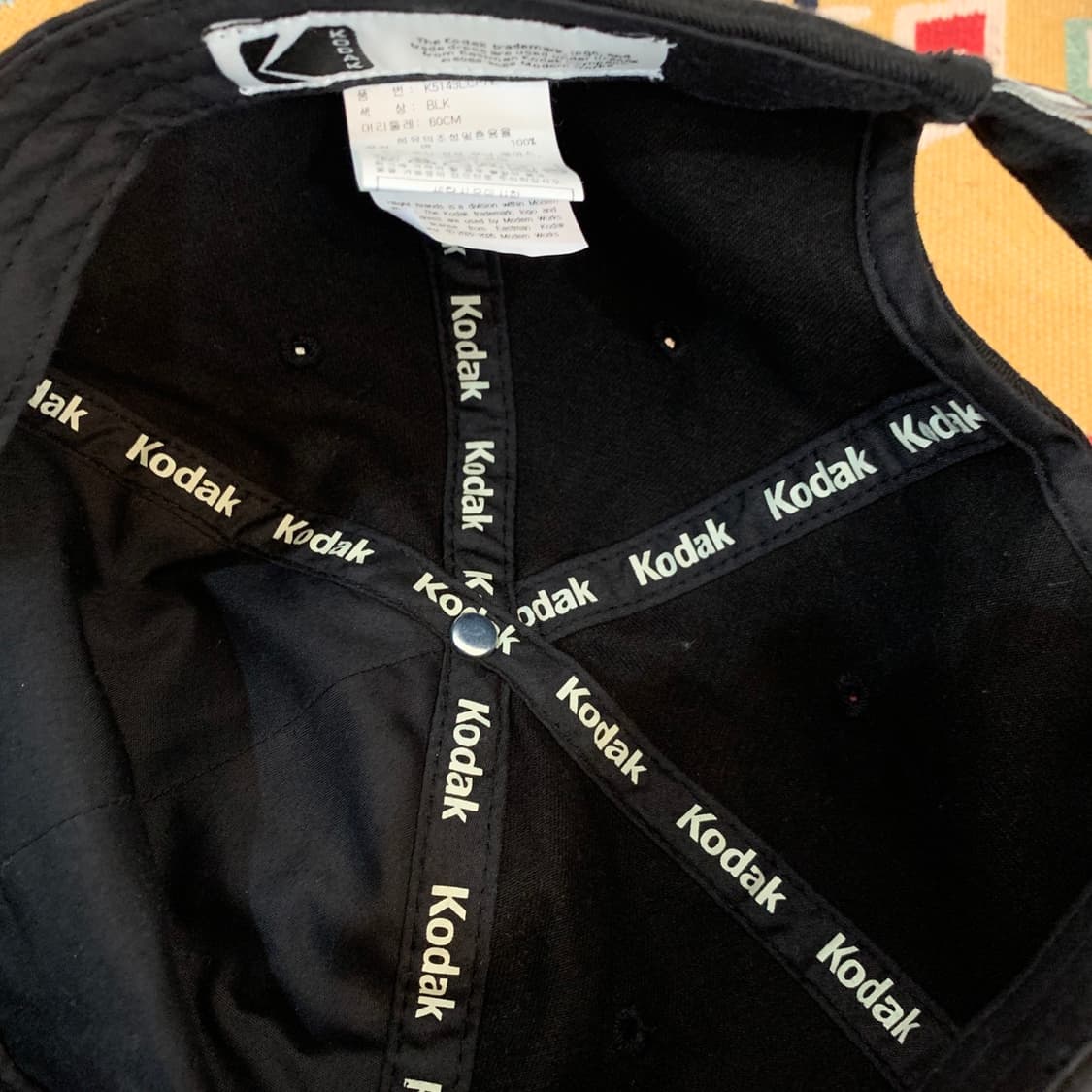 L XL KODAK 코닥어패럴 스퀘어 로고 릴렉스핏 볼캡 모자 상품이미지4