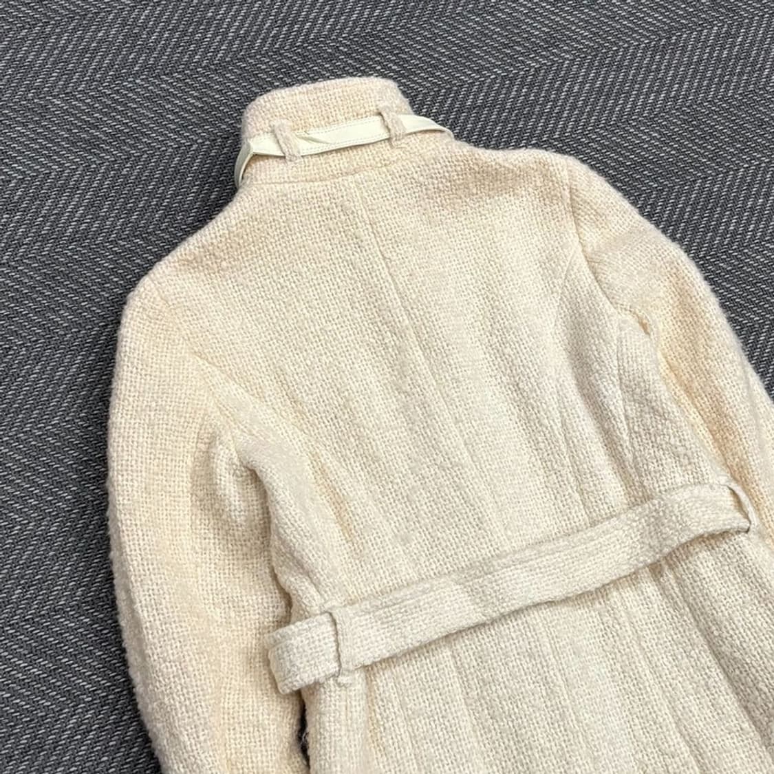 꼼사드모드 하이넥 트위드 코트 V0528 상품이미지5