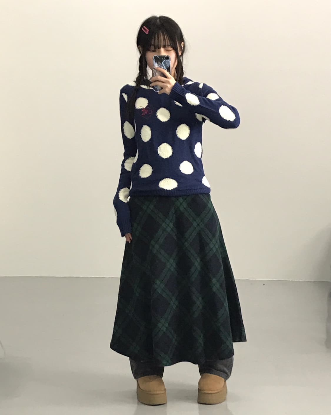 Fiorucci Navy Dotted Hoodies 상품이미지6