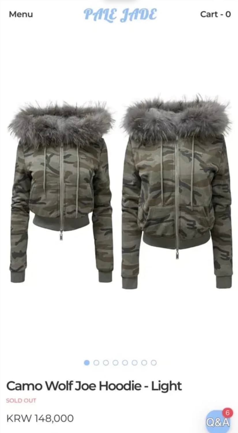 페일제이드 카모 울프조 2size 상품이미지1