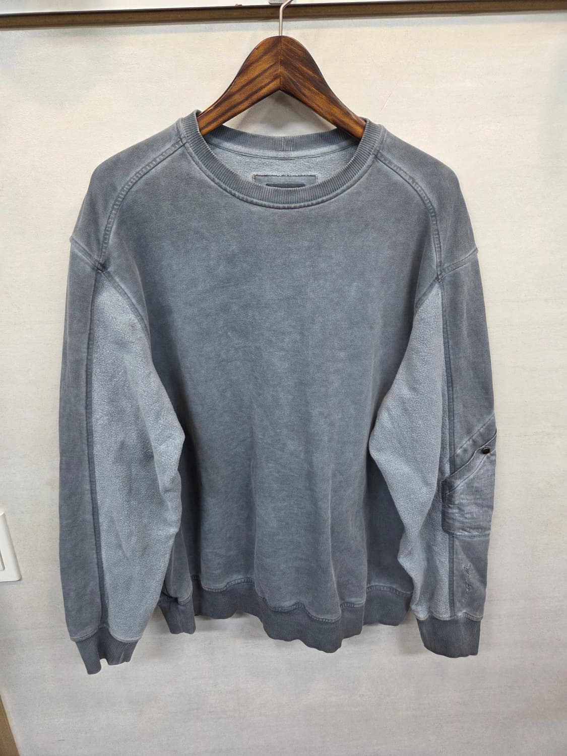 Series 피그먼트 플리스 믹스 기모 맨투맨 xl 상품이미지1