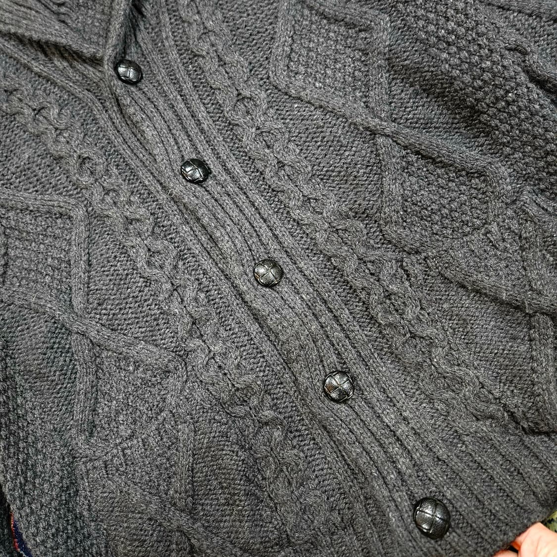 이니스크레프트 in IRELAND 메리노울 100% 숄카라 가디건 상품이미지3