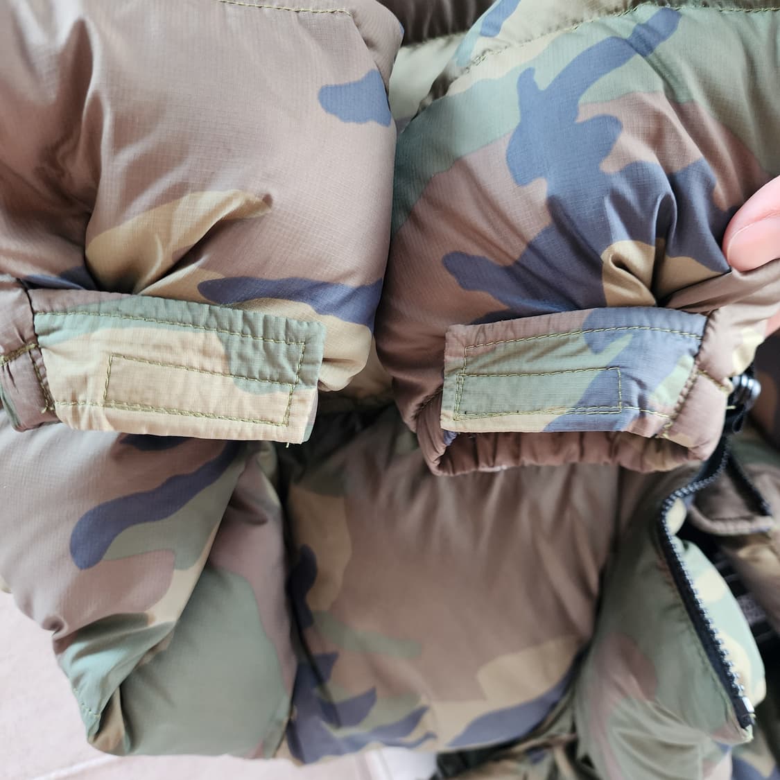 오리지널 일본판 노스페이스 700 눕시 센터로고 카모M(100~105) 상품이미지5