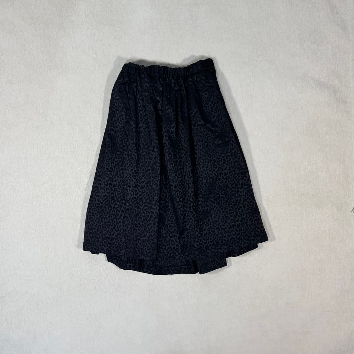 Leopard Print Black Skirt 상품이미지1