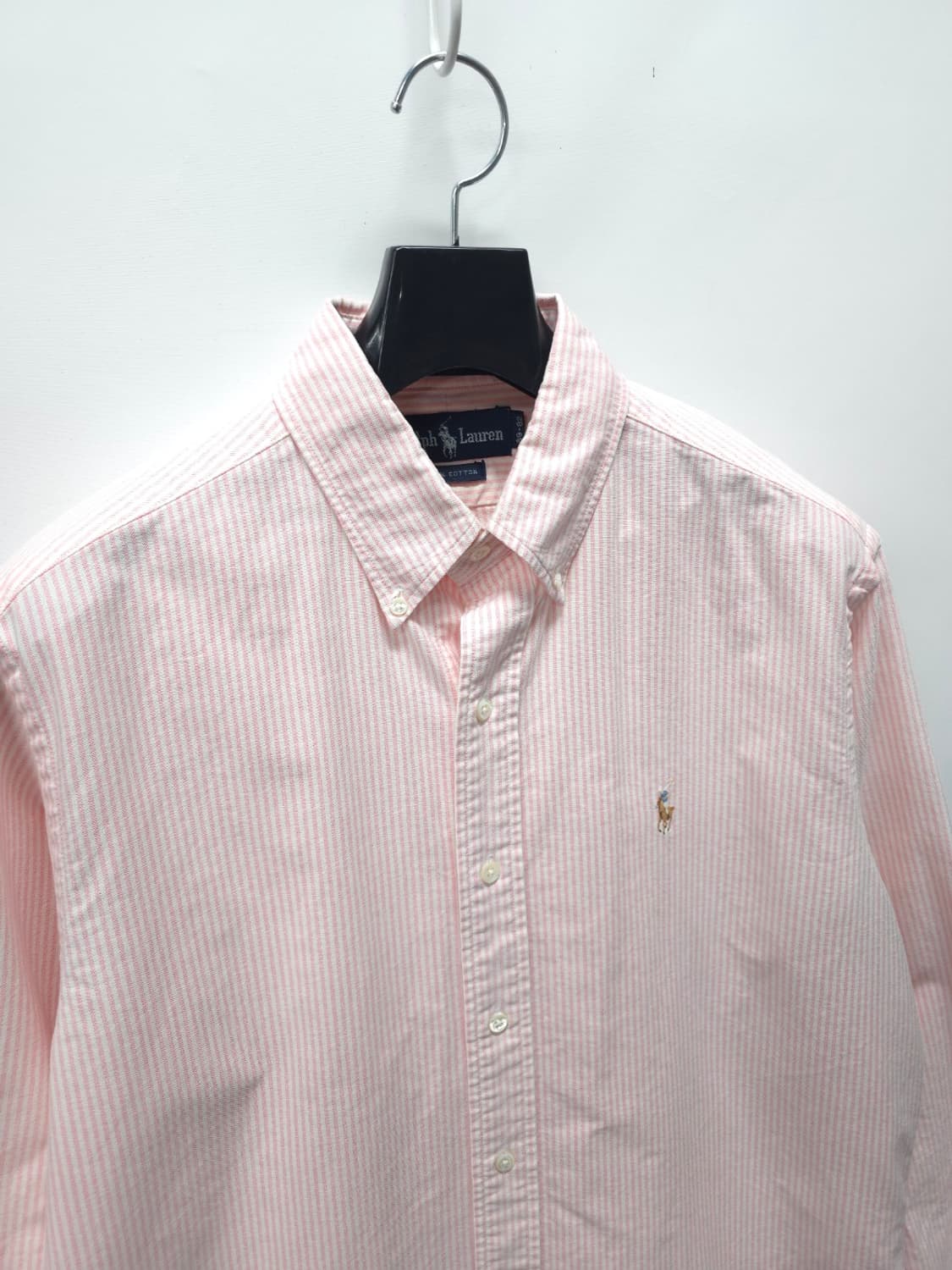 폴로 랄프로렌 00's 남성 핑크 스트라이프 옥스퍼드 셔츠(105) 상품이미지4