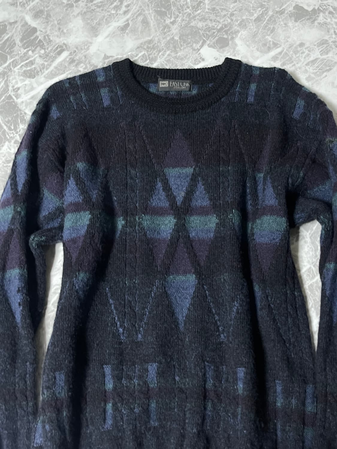 (Japanese vintage)ethnic round knit 상품이미지2