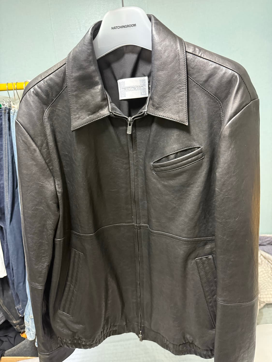 해칭룸레더자켓4사이즈 상품이미지3