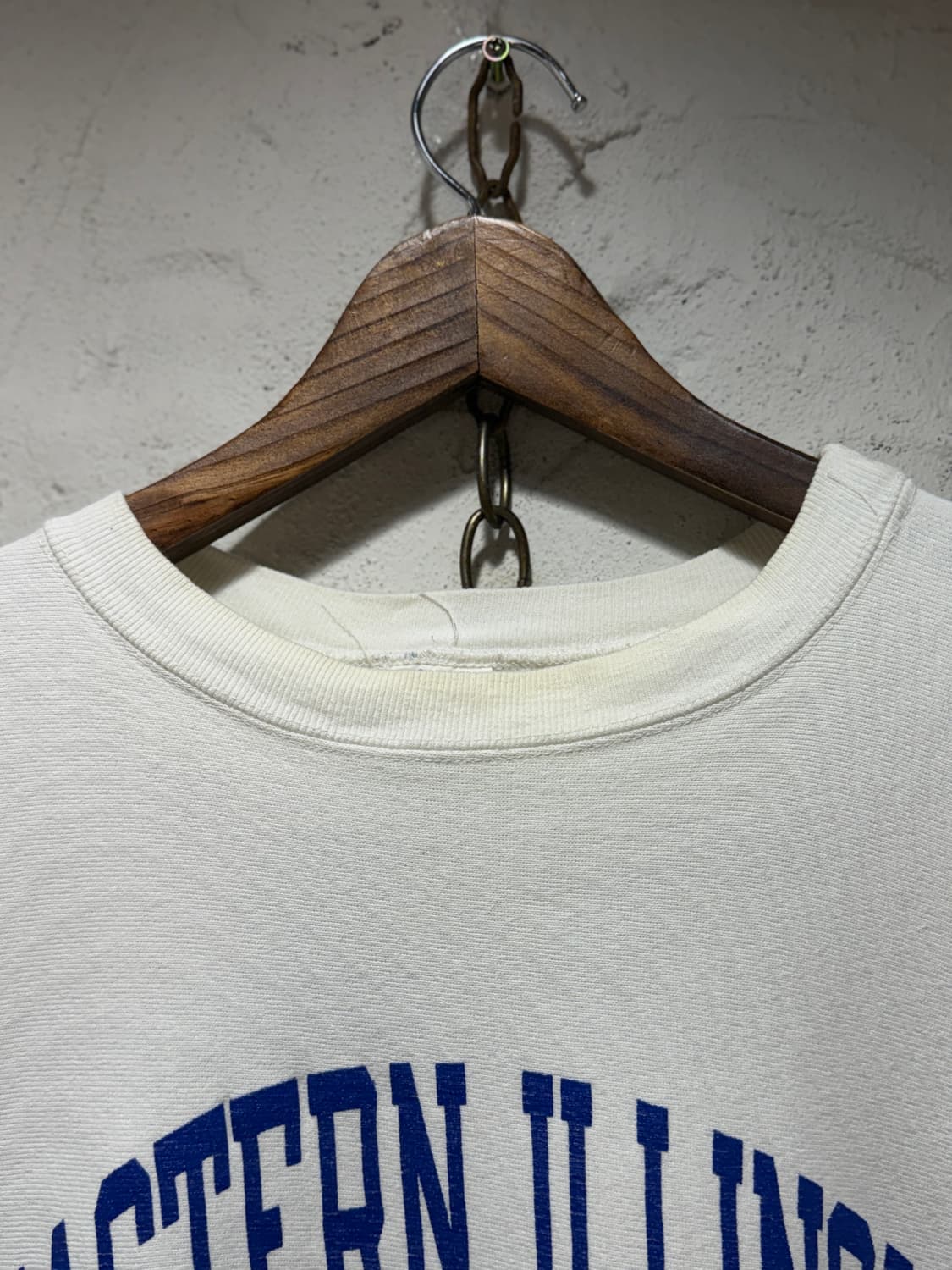 Champion 80s 웨스턴 일리노이 대학 웜업 리버스위브 스웻셔츠 상품이미지4