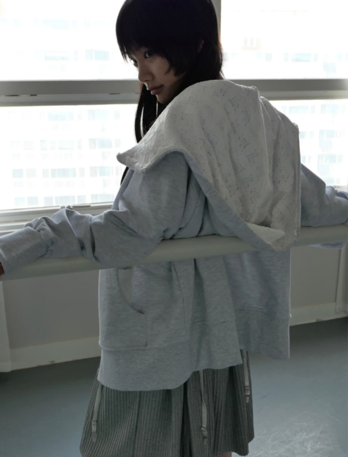 베이비랩 후디 후드집업 EGGSHELL HOODIE 상품이미지6