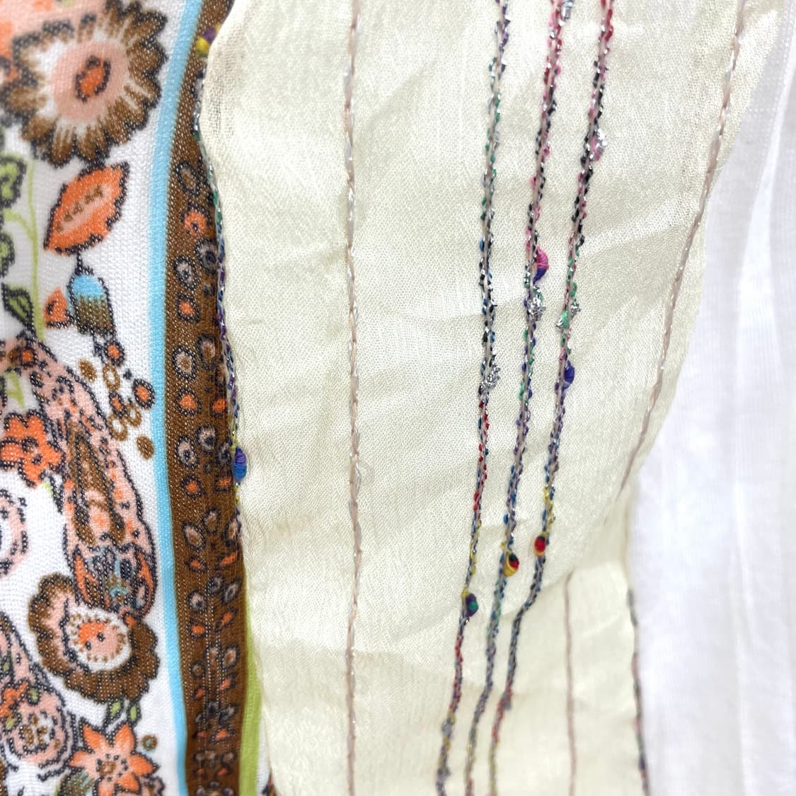Boho patchwork lace tank top 상품이미지3