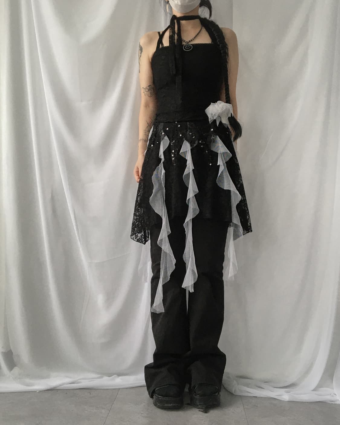 Ruffle point 2way skirt 상품이미지1