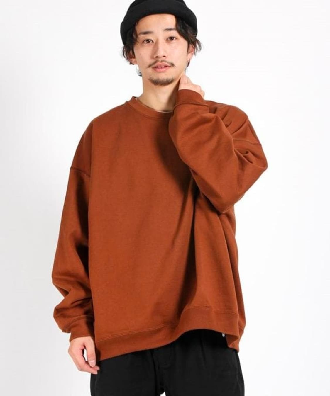 [2] 마카웨어 휴지 스웻 셔츠 피치 베이지 markaware 상품이미지1