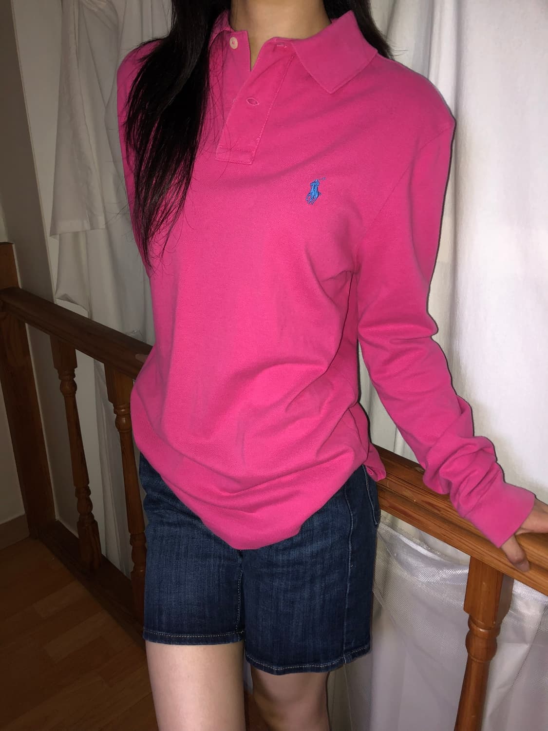 Polo Ralph Lauren / Pink Long-Sleeve Pk  상품이미지1