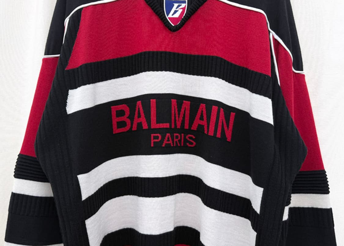 발망 B 스포티 박시 스웨터 상품이미지5