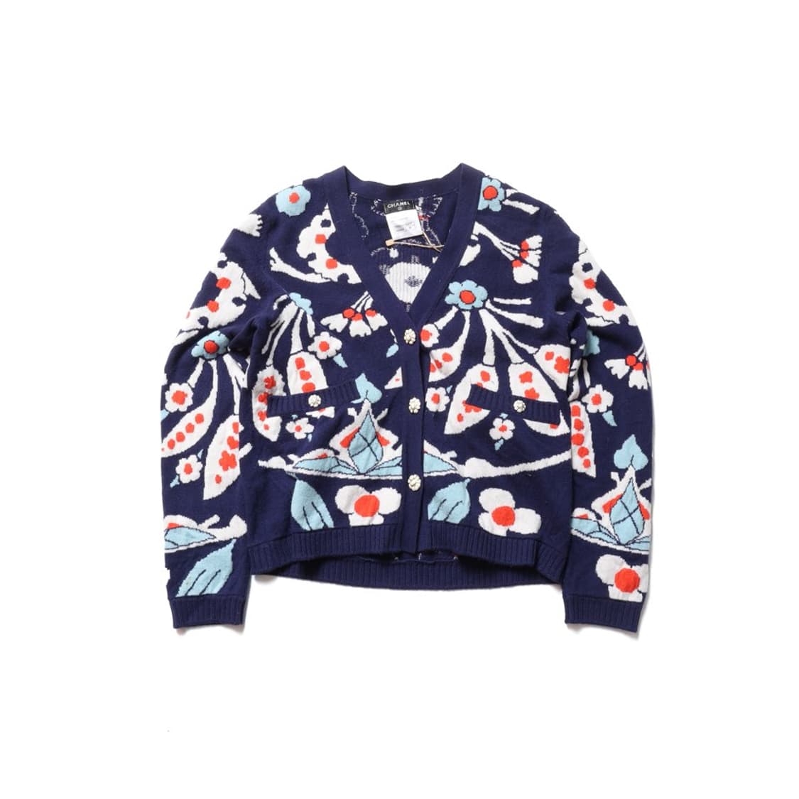 샤넬 Chanel Floral Cashmere Cardigan

 상품이미지1