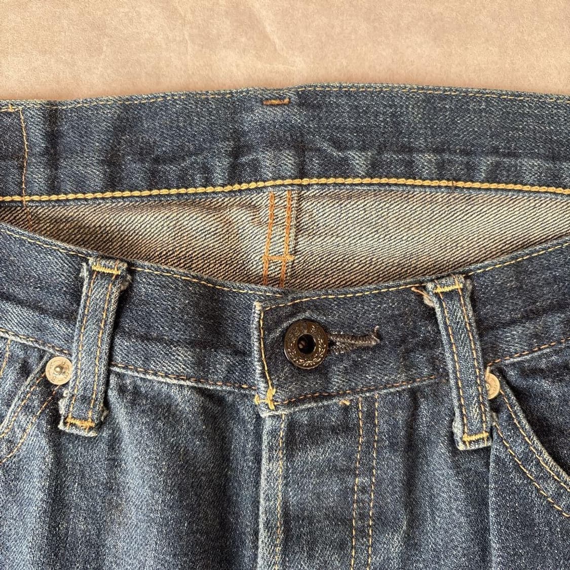 A Bathing ape 베이프 니고 셀비지 데님팬츠 상품이미지5