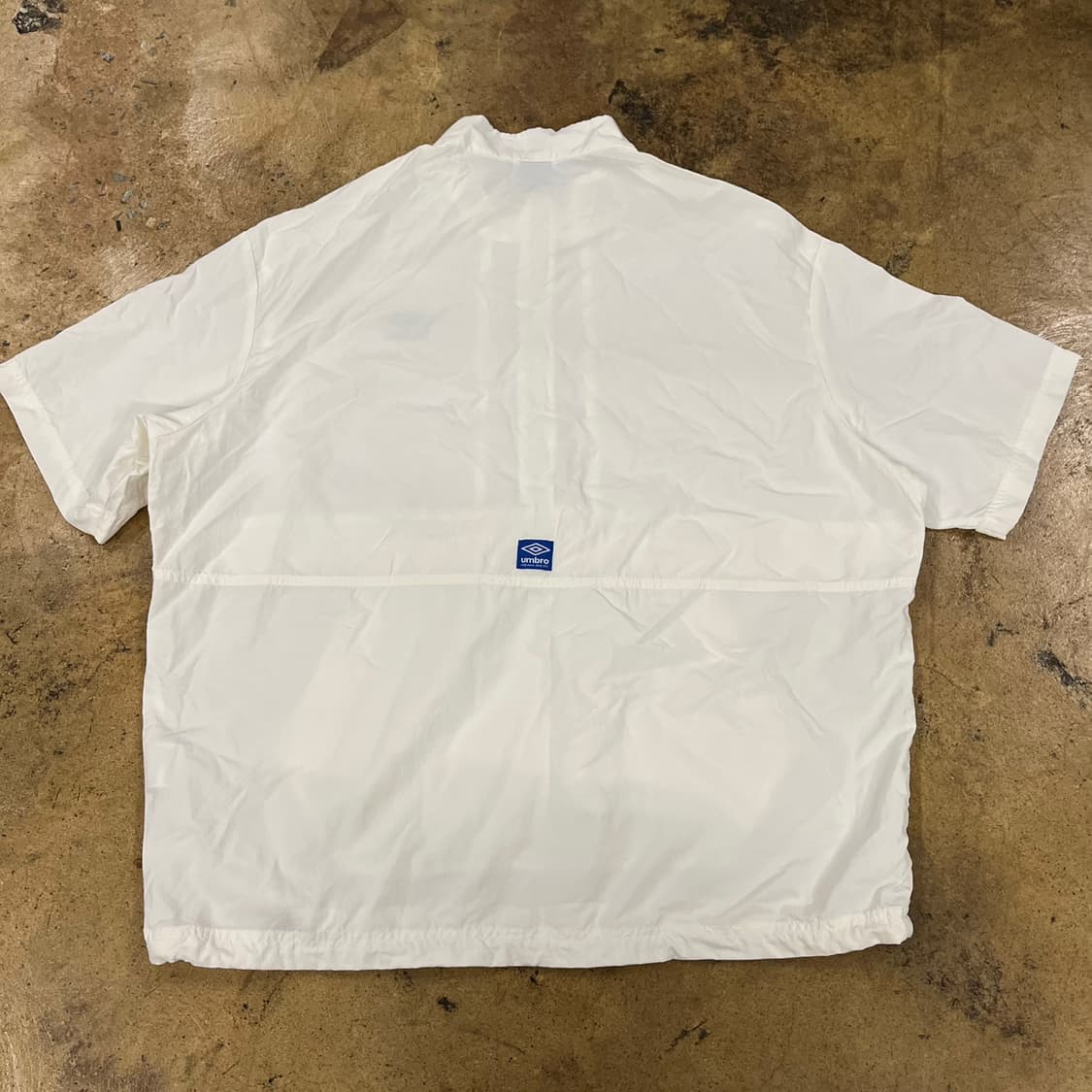 [정품/105] 엄브로 화이트 반팔 아노락 b18 상품이미지3