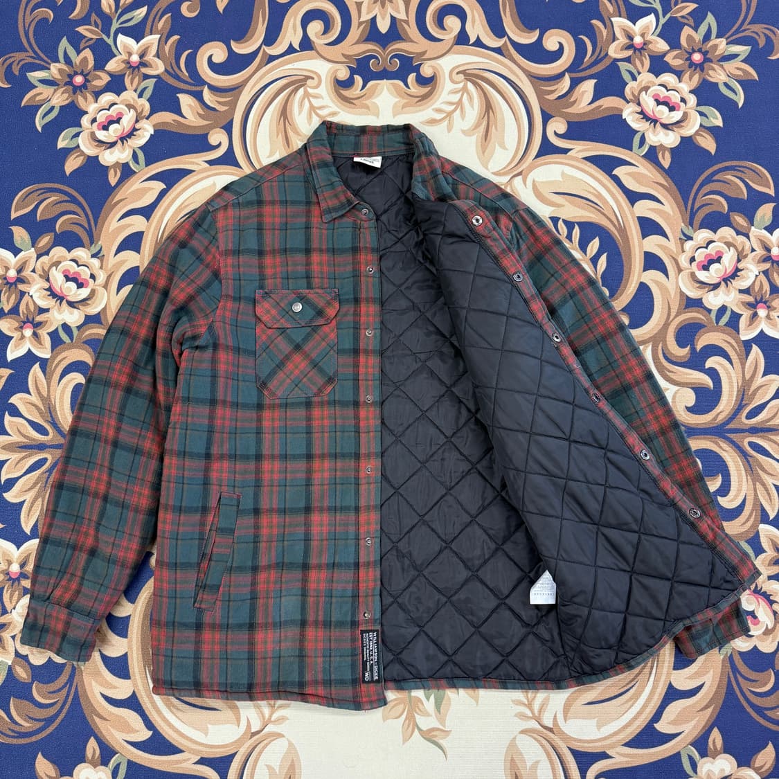 (L)디키즈 Dickies 체크 누빔 셔츠 상품이미지3