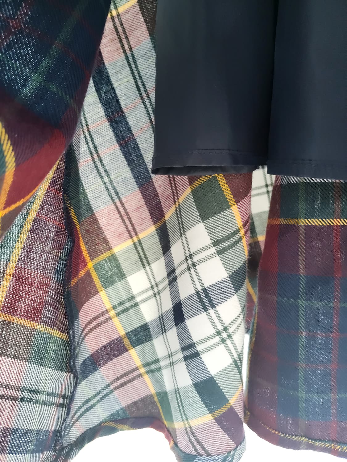 테치치 체크 롱스커트 상품이미지7