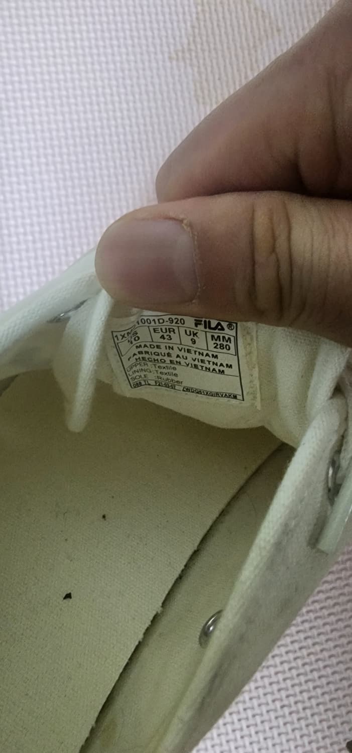 휠라 남성 스니커즈 운동화 280 상태굿 상품이미지5