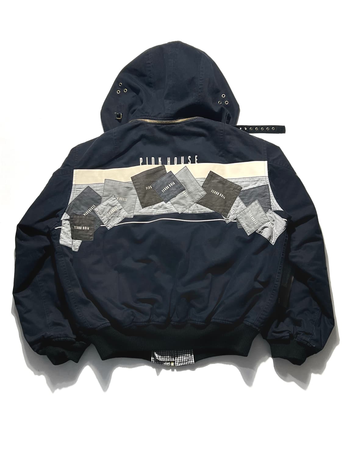 Pink House Hooded Bomber Jacket 상품이미지1