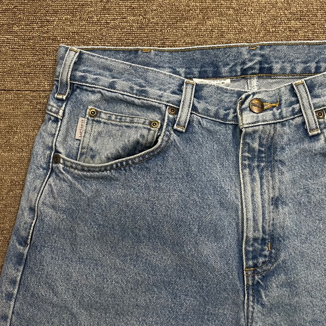 (33) Carhartt 칼하트 데님 쇼츠 반바지 상품이미지5