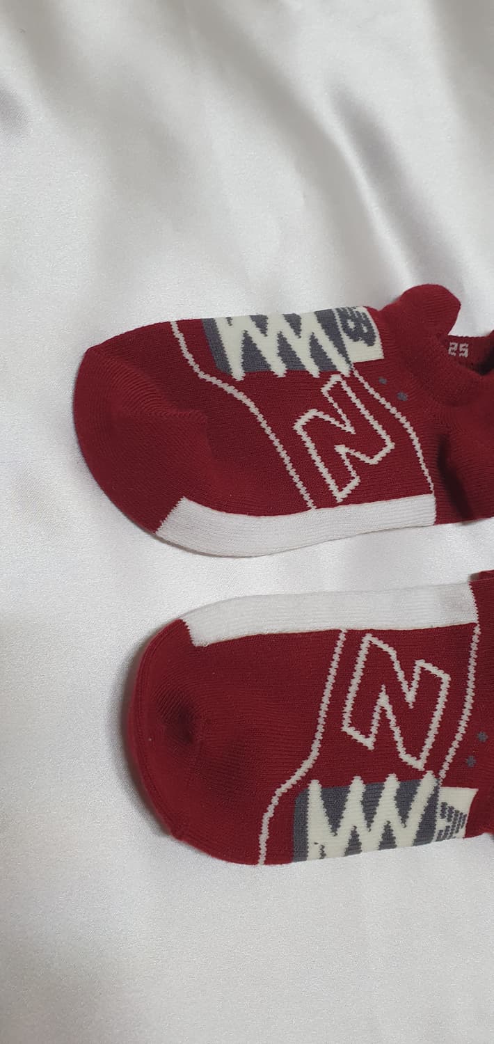 그레이 레드 뉴발란스 숏 단목 양말 상품이미지8