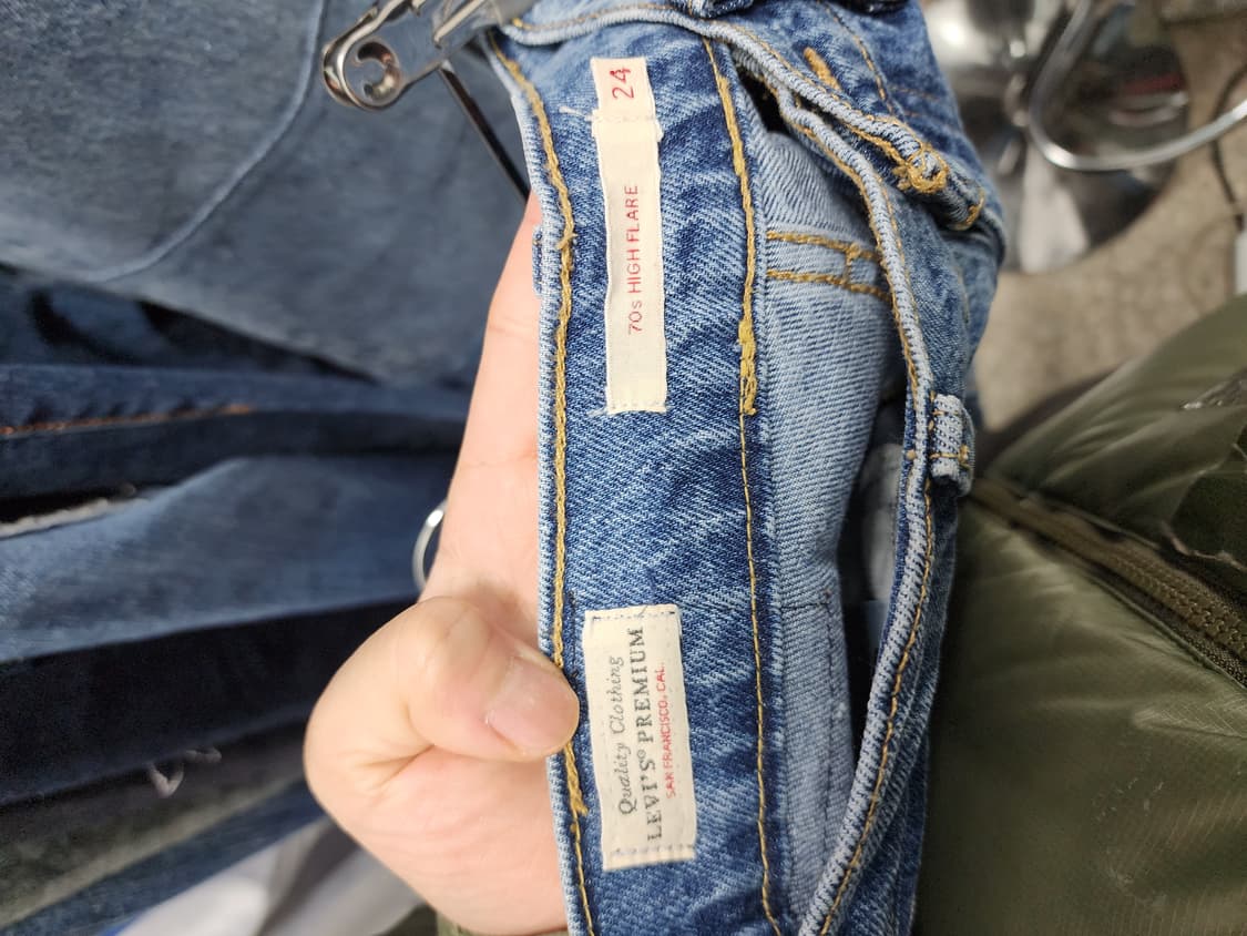 리바이스 70s 하이 플레어 부츠컷 데님  상품이미지5