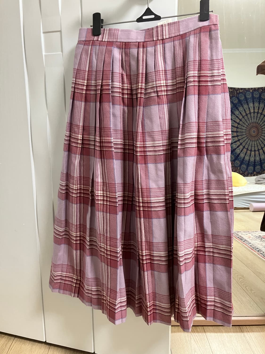 플리츠 미디 스커트 일본 빈티지 상품이미지2