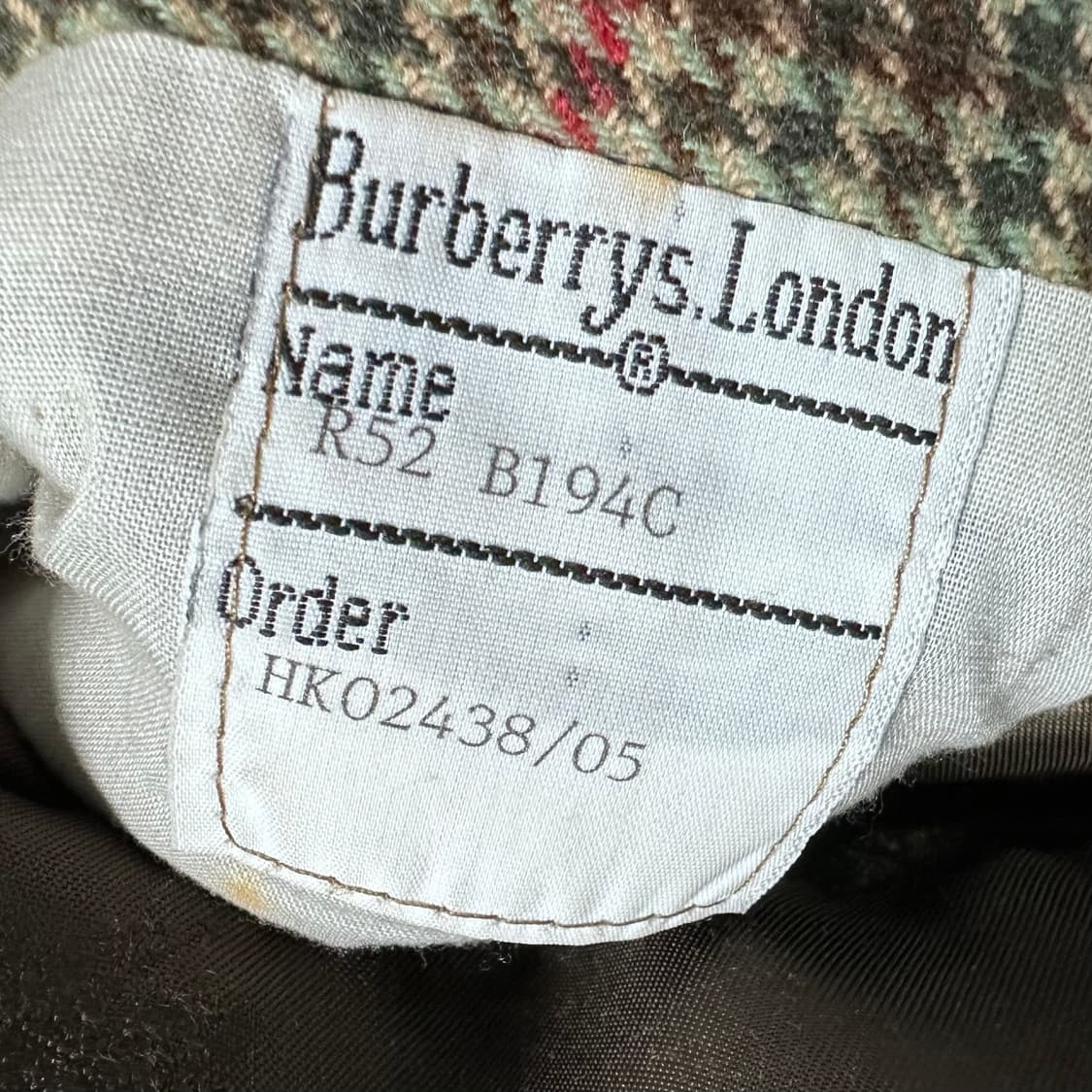 90s 버버리 건클럽체크 울 블레이저 자켓 상품이미지7