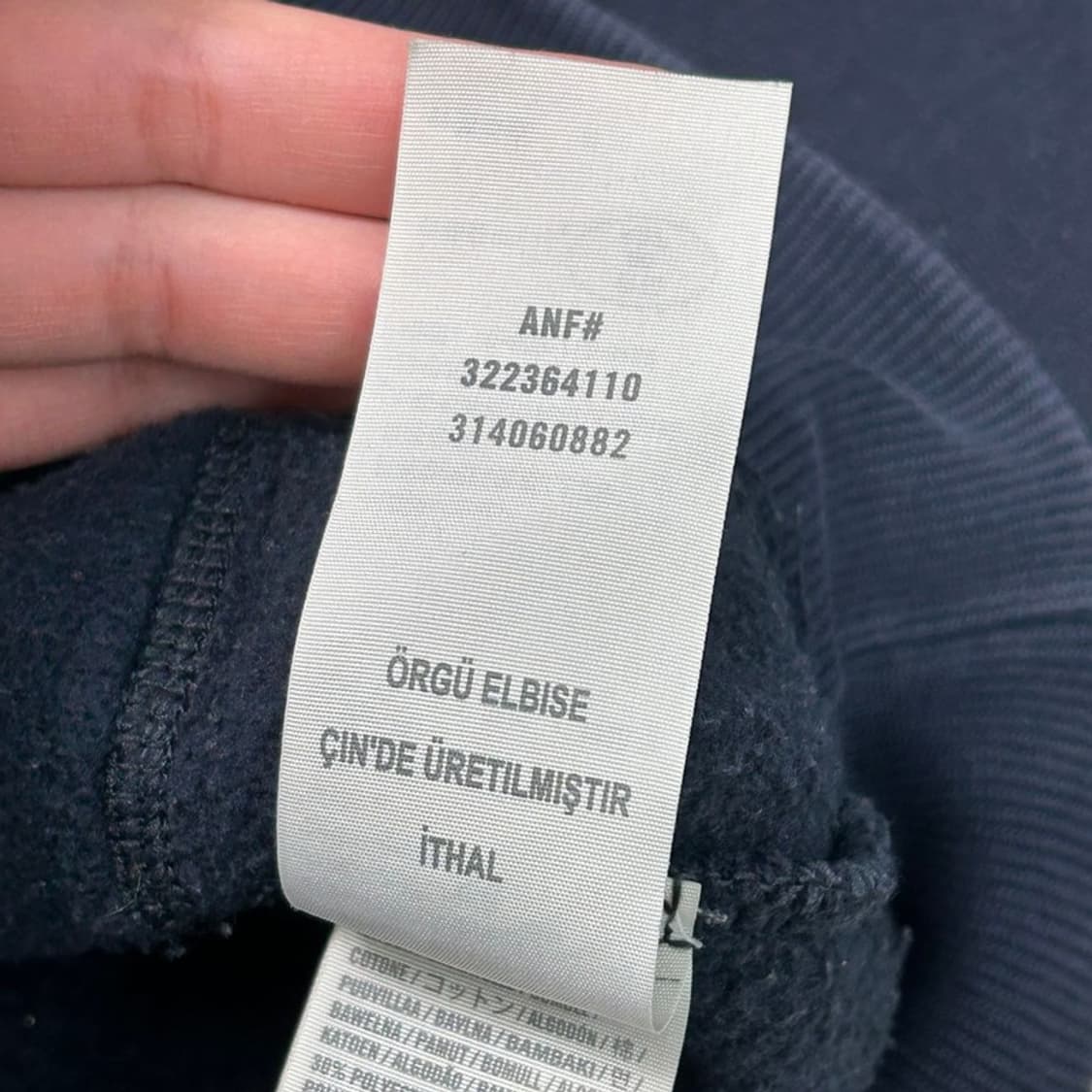 홀리스터 후드티 네이비 S 상품이미지6