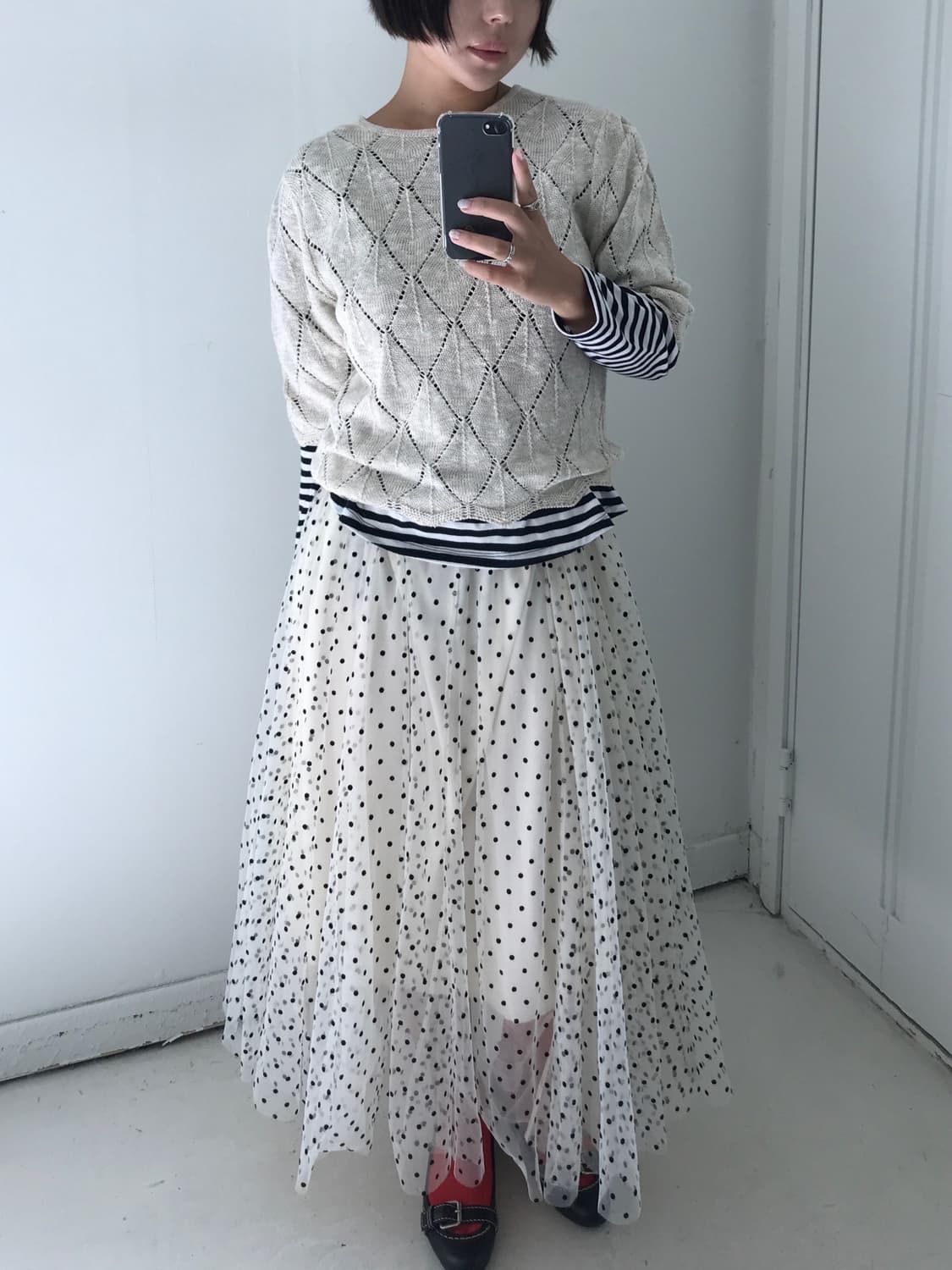 일본빈티지 스트라이프 롱슬리브 상품이미지3