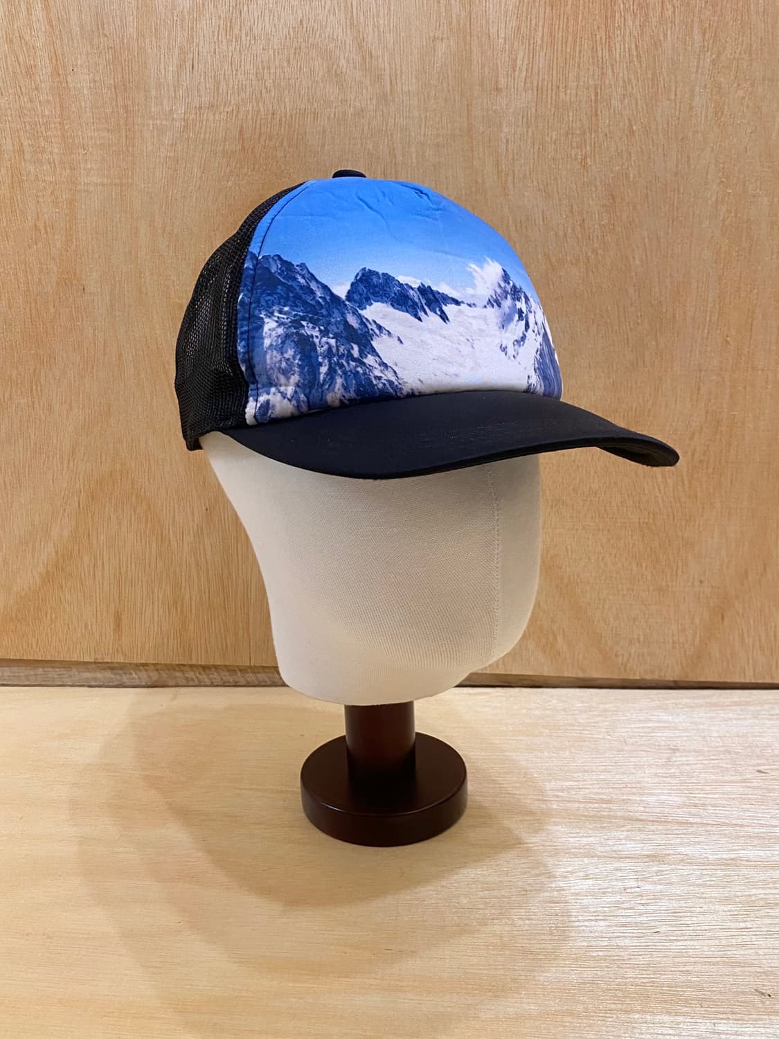 snowy mountain mesh cap 미국 빈티지 설산 매쉬캡 상품이미지1